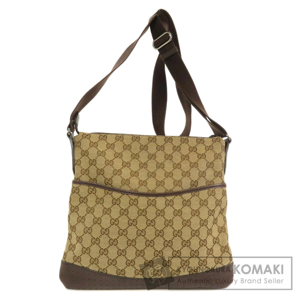 Gucci shoulder bag GG Canvas Crossbody Brown - Picture 2 of 11
